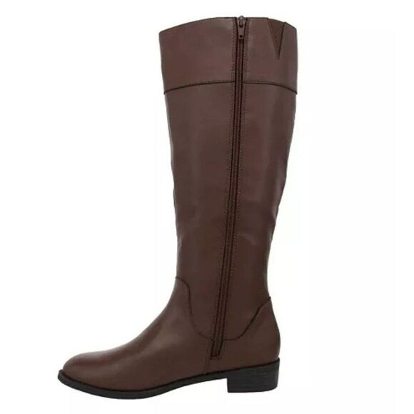 KAREN SCOTT - Size 7.5 M - Women's Deliee2 Riding Boots- Cognac Brown - Picture 2 of 12